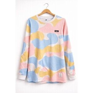 Vast Life T-Shirt Multi-color Long Sleeve Lightweight  Unisex Sz M NWT A116